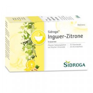 SIDROGA Wellness Ingwer-Zitrone Tee Filterbeutel